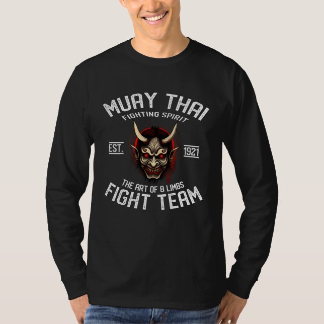 Camiseta Equipe de Luta Muay Thai Oni Warrior  5 (Frente)