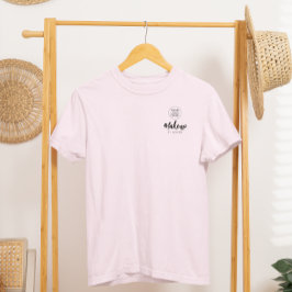 Camiseta Equipe de Maquiagem Logotipo em Letra Manuscrita R