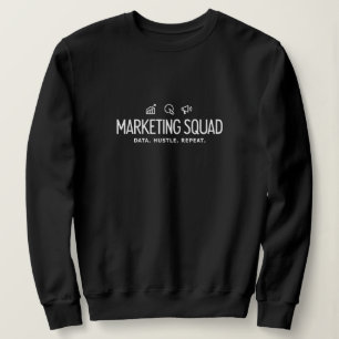 Camiseta Equipe de Marketing – Dados. Empenho. Repita.