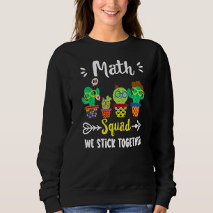 Camiseta Equipe de Matemática da Equipe de Cactus na Escola