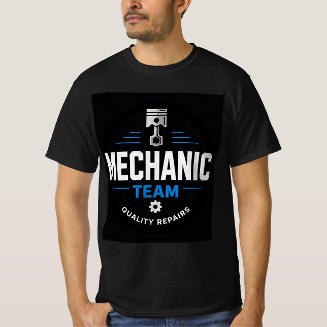 Camiseta 👨‍🔧 Equipe de Mecânicos Auto Repair Shop  👨‍🔧 (Frente)