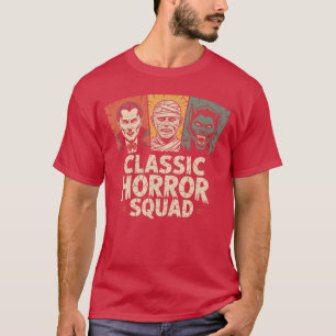 Camiseta Equipe de Monstros de Halloween da Classic Horror