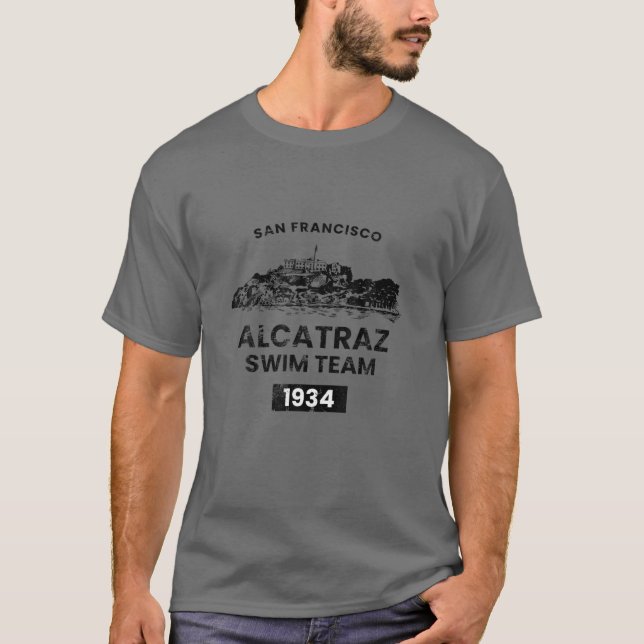 Camiseta Equipe de Natação Alcatraz (Frente)