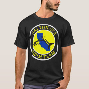 Camiseta Equipe de Natação do Mar de Salton Engraçado 