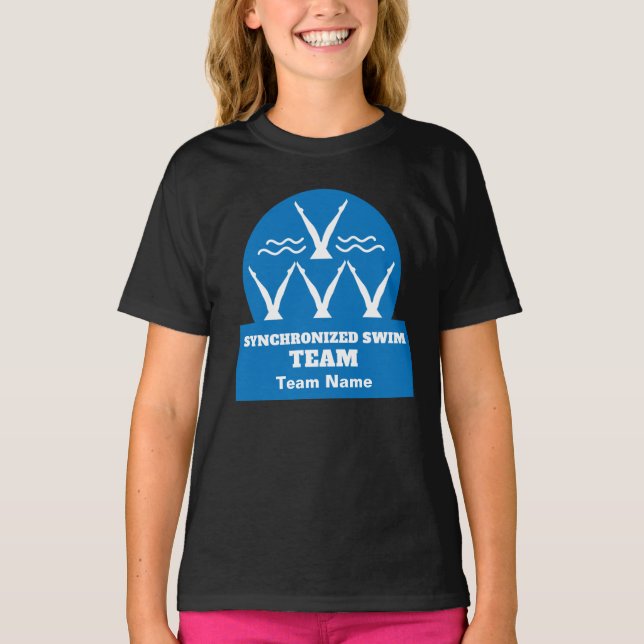 Camiseta Equipe de Natação Sincronizada (Frente)