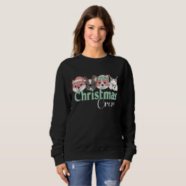 Camiseta Equipe de Natal de Cachorro Fofo