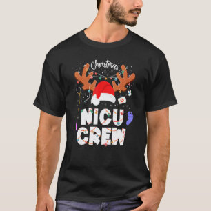 Camiseta Equipe De Natal Nicu Neonatal Neonatal Corresponde