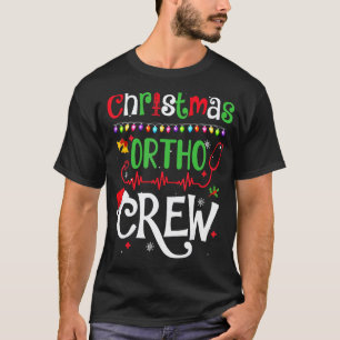 Camiseta Equipe de Natal Orto Enfermeira Médica Ortopedia