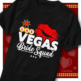 Camiseta Equipe de Noiva Divertida de Vegas Festa de Desped