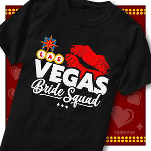 Camiseta Equipe de Noiva Divertida de Vegas Festa de Desped