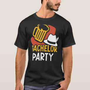 Camiseta Equipe de Noiva e Noivo em Despedida de Solteiro