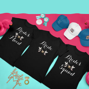 Camiseta Equipe de Noiva Personalizada Lovey Dovey Batchelo