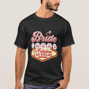Camiseta Equipe de Noivas de Las Vegas Em Vegas Bridesmaid 