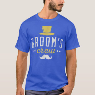 Camiseta Equipe de Noivos do Sexo Masculino Engajamento Des