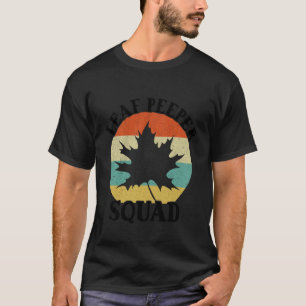 Camiseta Equipe de Observadores de Folhas Outono Retrô Temp