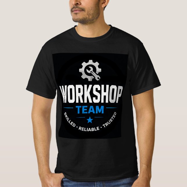 Camiseta ⚙️ Equipe de Oficina Garagem Moderna ⚙️ (Frente)