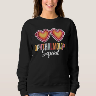 Camiseta Equipe de Oftalmologia Óculos Coração Médico de Ol