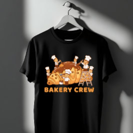 Camiseta Equipe de Padaria Fofa Presente de Equipe de Chefs