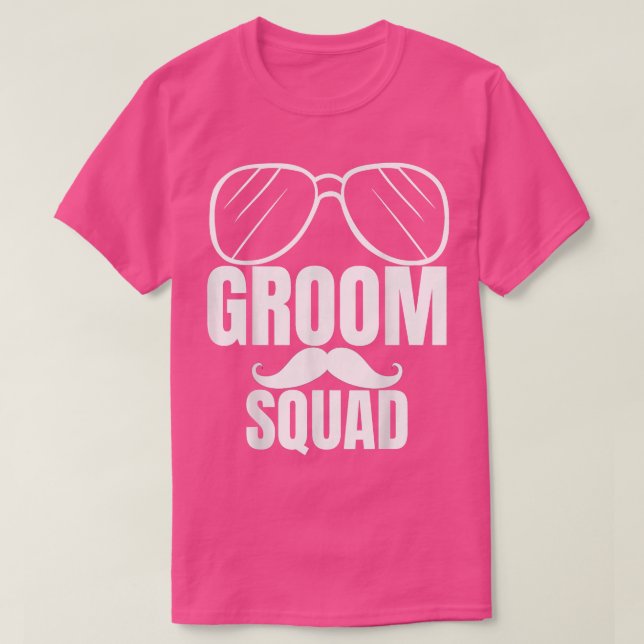 Camiseta Equipe de Padrinhos de casamento do Grossquadrado  (Frente do Design)