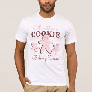 Camiseta Equipe de Panificação de Biscoito de Gengibre de N