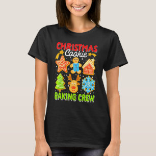 Camiseta Equipe de Panificação de Biscoitos de Natal Time d