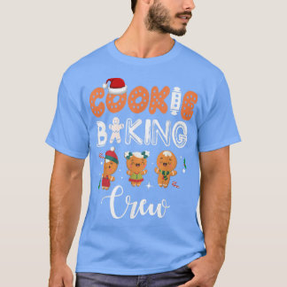 Camiseta Equipe De Pão De Natal Da Tripulação Cookie Baking