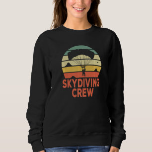 Camiseta Equipe de paraquedismo de paraquedismo vintage de