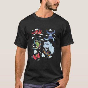 Camiseta Equipe de Paraquedismo Grupo Legal Esportes Cortad