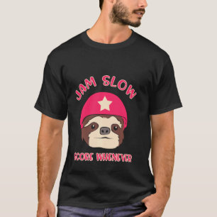 Camiseta Equipe de Patinação Lenta do Roller Derby Player