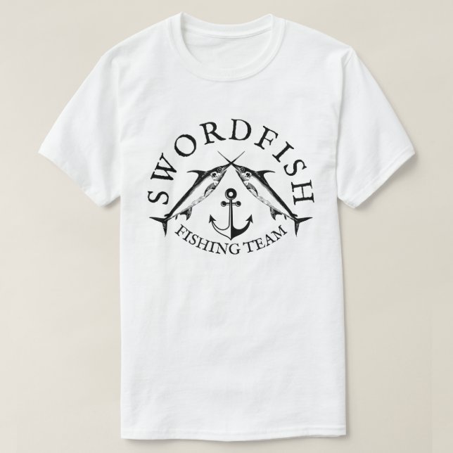 Camiseta Equipe de Pesca de Espadim (Frente do Design)