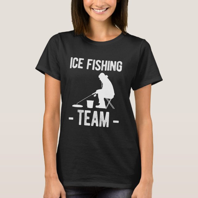 Camiseta Equipe de Pesca no Gelo (Frente)