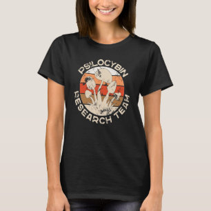 Camiseta Equipe de pesquisa de Psilocybin na Vintage Mushro