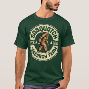 Camiseta Equipe de pesquisa Retro Vintage Sasquatch Men