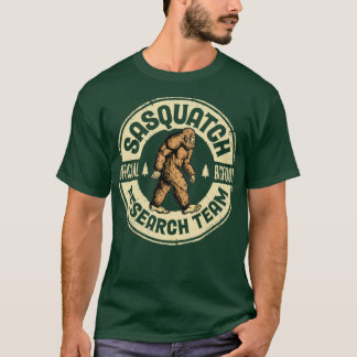 Camiseta Equipe de pesquisa Retro Vintage Sasquatch Men