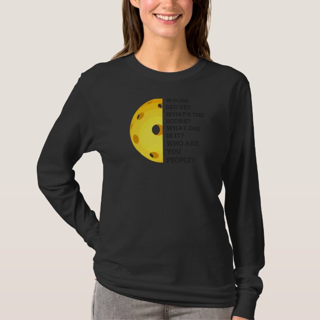 Camiseta Equipe de Pickleball Sayings Dink Dink Pickleball (Frente)