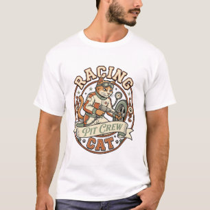 Camiseta Equipe de Pitão de Corrida Gato Equipe de Pitão de