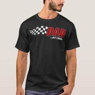 Camiseta Equipe de Pitão do Papai Corrida de Carro Aniversá