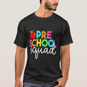 Camiseta Equipe de pré-escola de volta aos professores alun