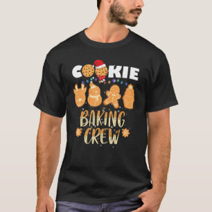 Camiseta Equipe de Preparação de Biscoitos de Natal Família