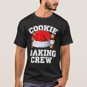 Camiseta Equipe de Preparação de Biscoitos Natal Gingerbrea