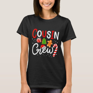 Camiseta Equipe de Primo de Natal Chapéu de Papai Noel Engr