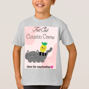 Camiseta Equipe de primo Gato Gordo