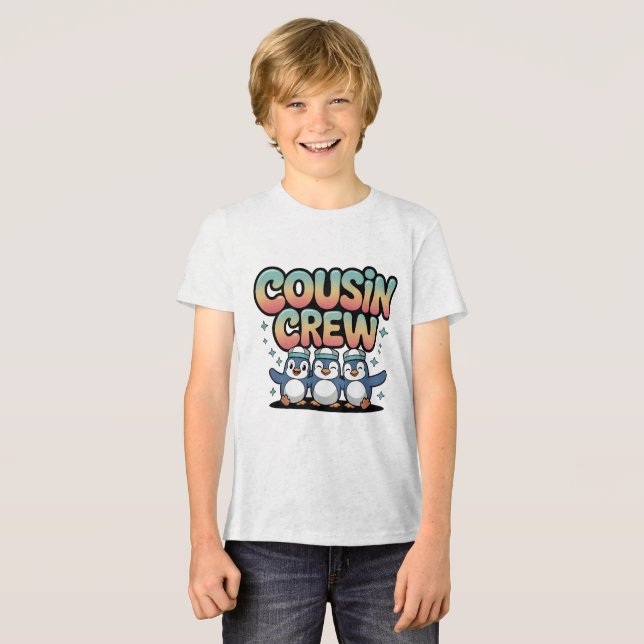 Camiseta Equipe de Primos (Frente Completa)