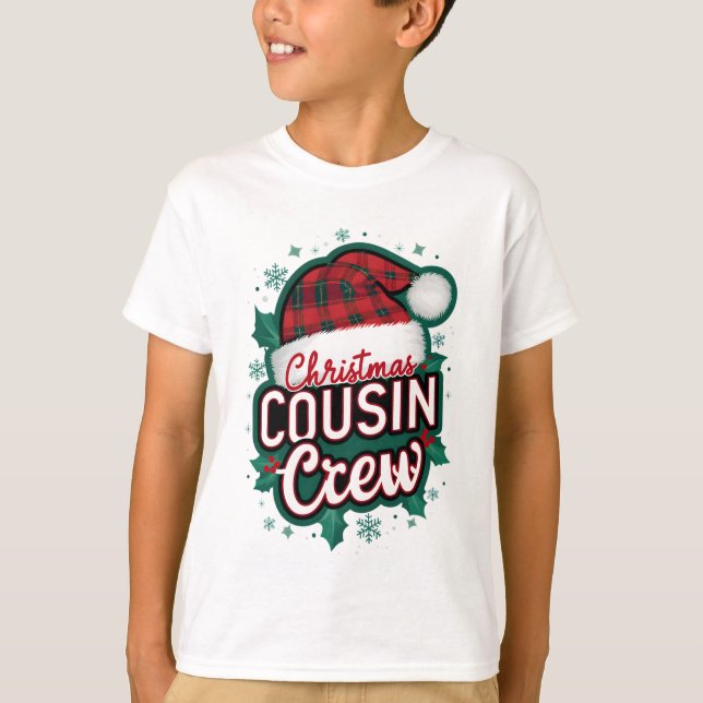 Camiseta Equipe de Primos de Natal  (Frente)