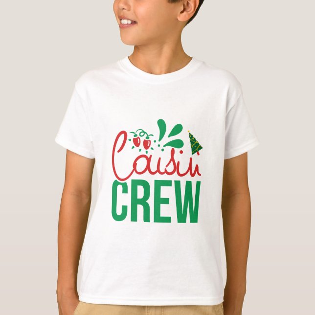 Camiseta Equipe de Primos de Natal  (Frente)