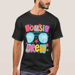 Camiseta Equipe de primos engraçados férias de verão viagem