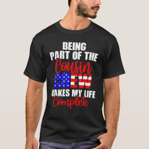 Camiseta Equipe de Primos Esquadrão de Primos 4 de Julho