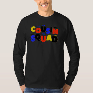 Camiseta Equipe de Primos Família Grupo de Correspondência 
