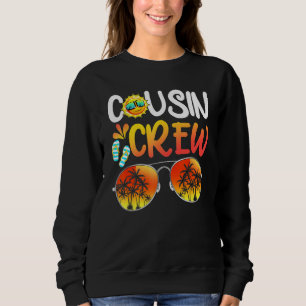 Camiseta Equipe de Primos Férias de Família de Verão Óculos