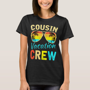 Camiseta Equipe de primos férias em família férias de verão